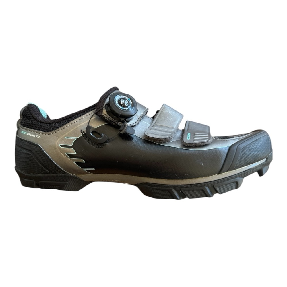 Specialized Motodiva Black Gray Cycling Shoe with Straps and Dial Ladies…